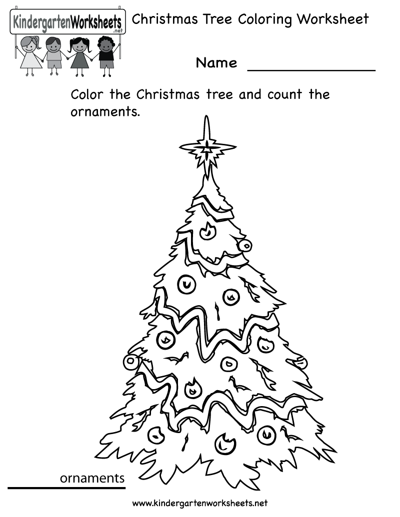 Christmas Tree Worksheet Printable â Fun For Christmas